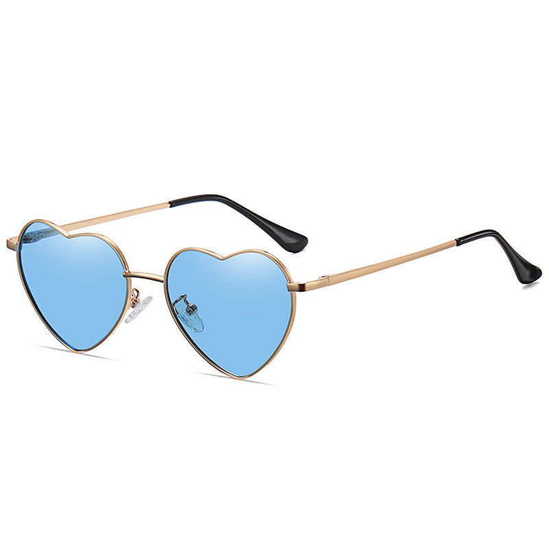 Wholesale PC Metal Retro Love Sunglasses